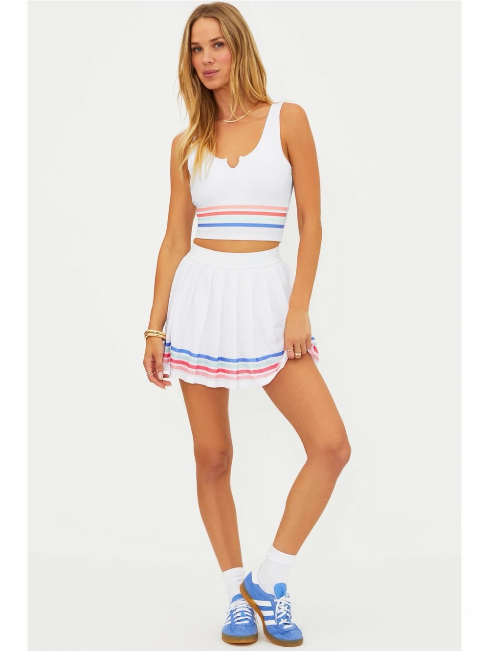 Beach Riot Irina Skirt Bright White Horizon